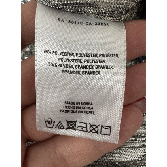 NWT Anthropologie Women S Metallic Silver Elevenses Wide Leg Pant Holiday Party - Picture 8 of 10